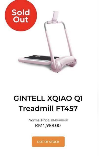 Gintell treadmill q1 cheap