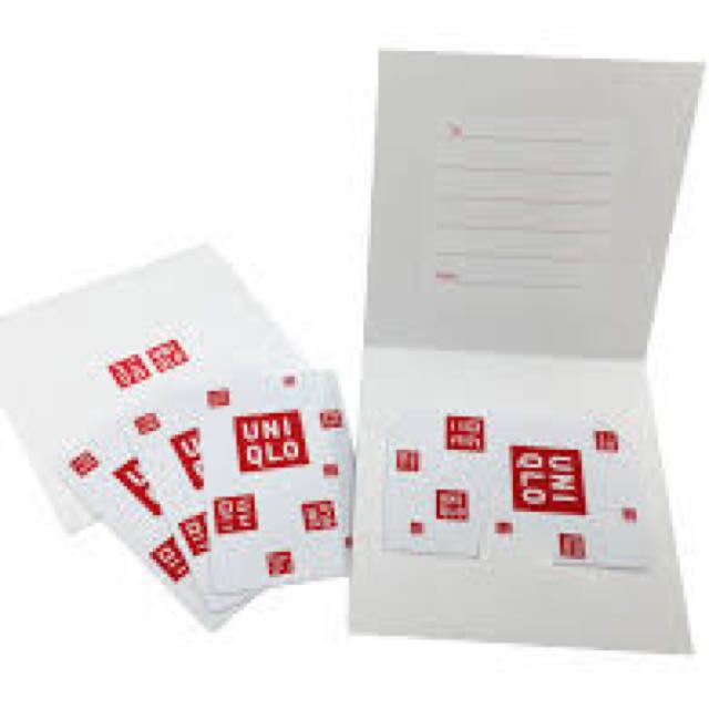 UNIQLO Php1000 Value Gift Card Tickets  Vouchers Store Credits on  Carousell