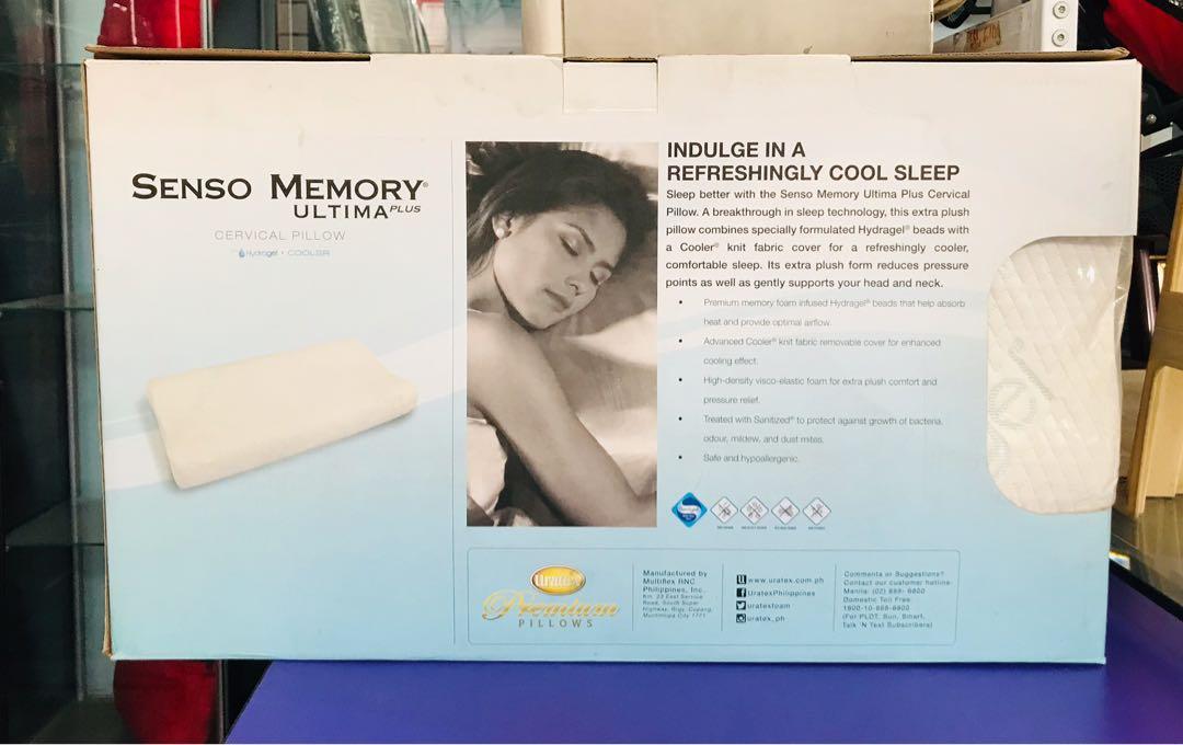 Uratex Senso Memory Ultima Plus Cervical Pillow infused with