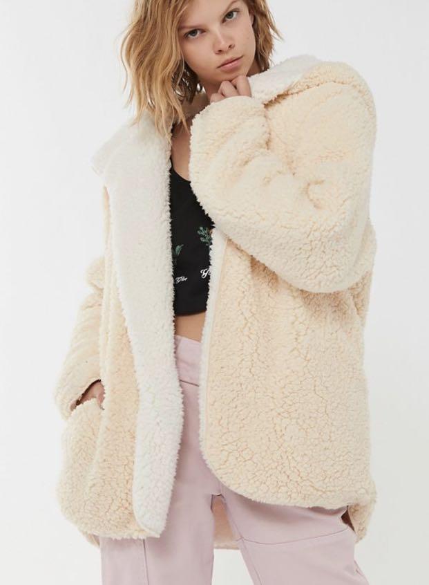 Urban outfitters teddy on sale coat