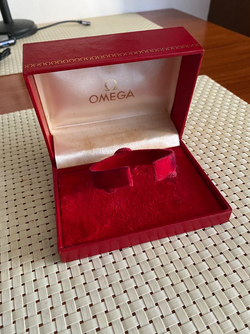 Vintage omega shop watch box