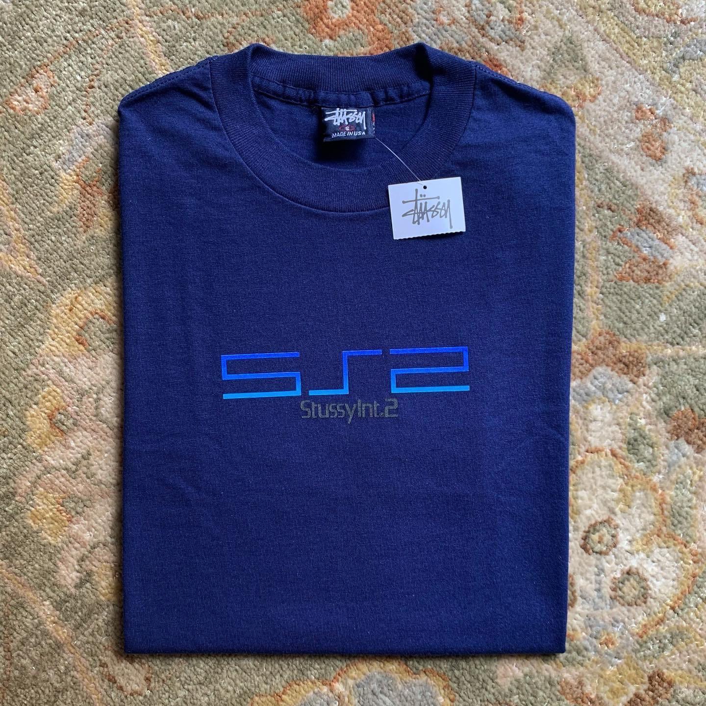 Vtg Stussy PS2, Men's Fashion, Tops 