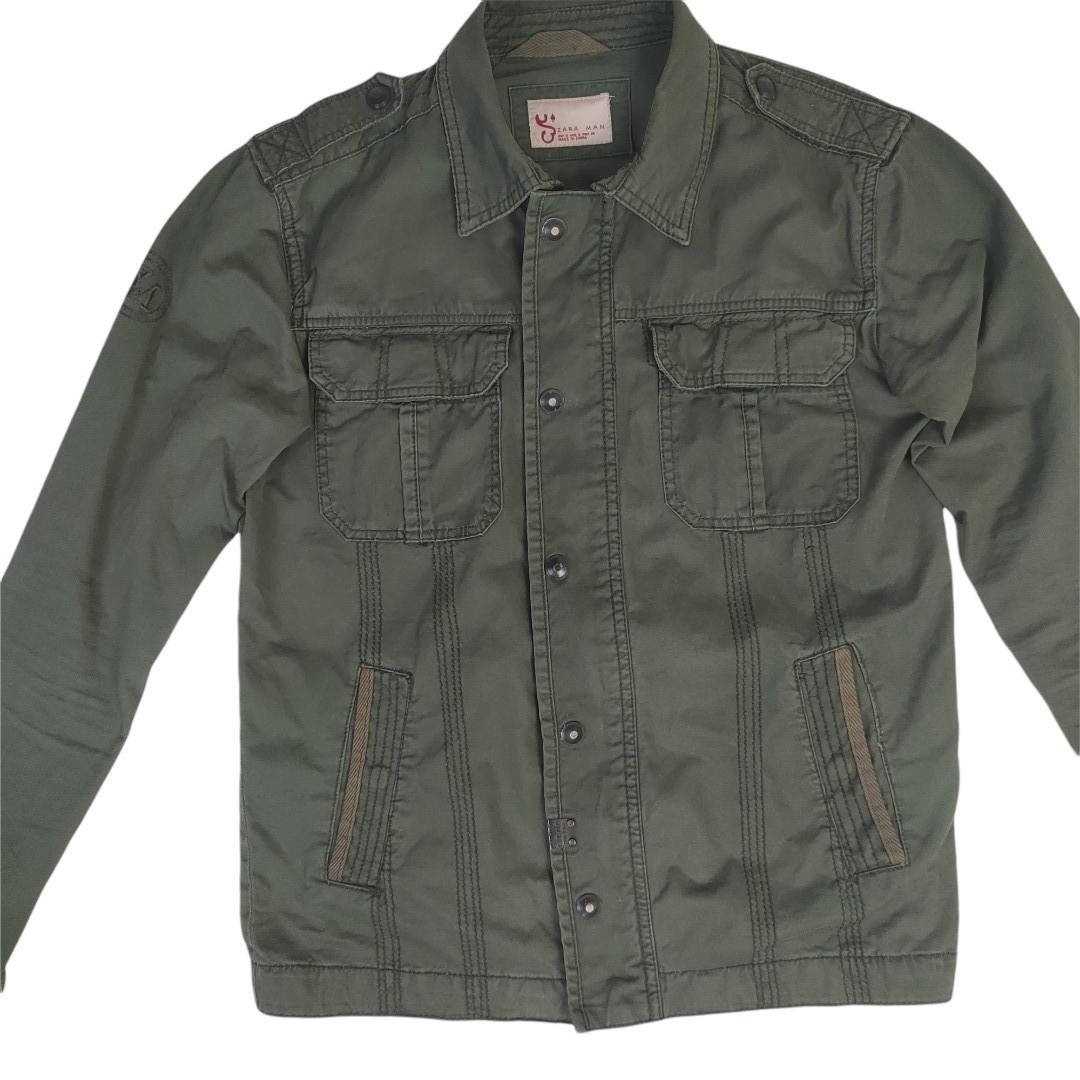 Zara man army jacket 2025