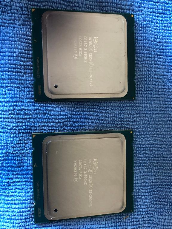 2x Intel Xeon E5-2637v2 CPU Server Processor (Category: Computer Parts) located in Singapore. Submitted by silvina (Listing ID 1115699147, Image 1). Description: Selling a pair of working Intel Xeon E5-2637 V2 processor https://ark.intel.com/content/www/us/en/ark/products/75792/intel-xeon-processor-e5-2637-v2-15m-cache-3-50-ghz.html Any reasonable offers will be considered..