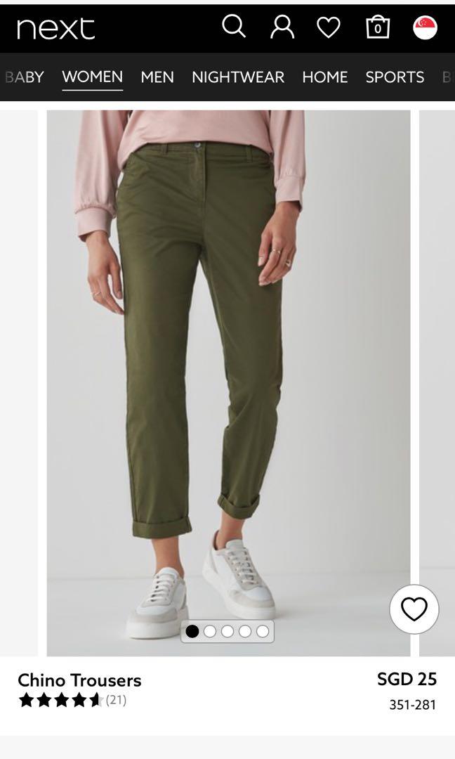 Next chino deals trousers womens