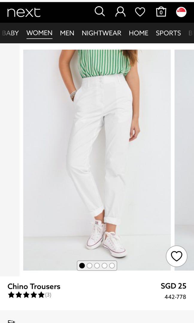 Next ladies best sale chino trousers