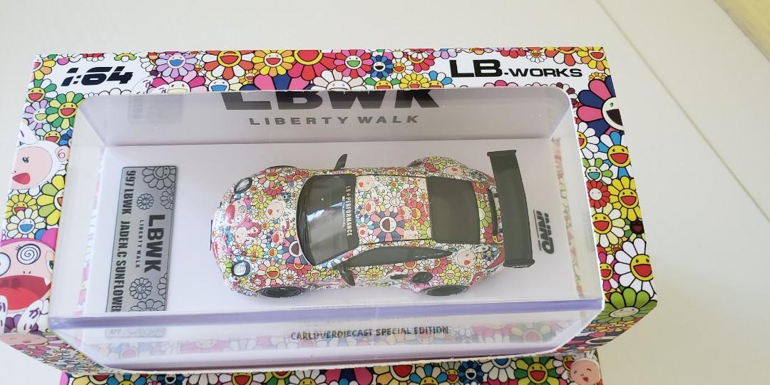 福袋 セール 全新INNO 遊戲 玩具& 興趣及遊戲, 車仔LBWK, 村上隆太陽花997 64 ミニカー