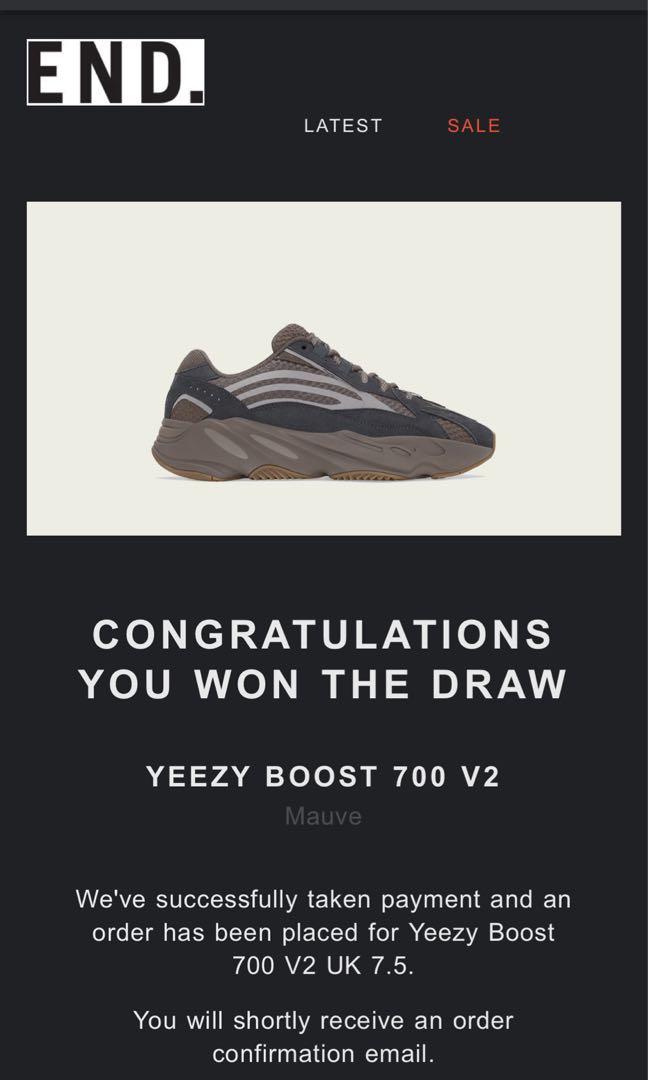 Adidas Yeezy 700 V2 Mauve Men s Fashion Footwear Sneakers on