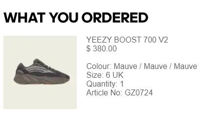 Adidas Yeezy 700 V2 Mauve (US6u00266.5), Men's Fashion, Footwear, Sneakers on  Carousell