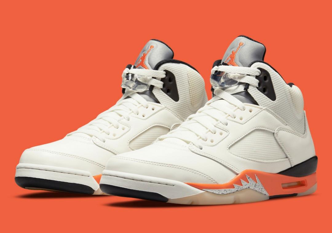 NIKE AIR JORDAN 5 RETRO SHATTERED BACKBOARD ORANGE BLAZE Carousell