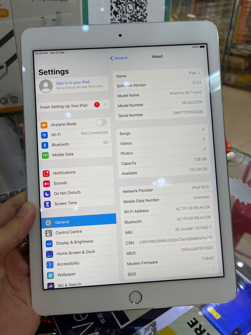 iPad Pro 9.7  128GB  セルラータイプ　#290