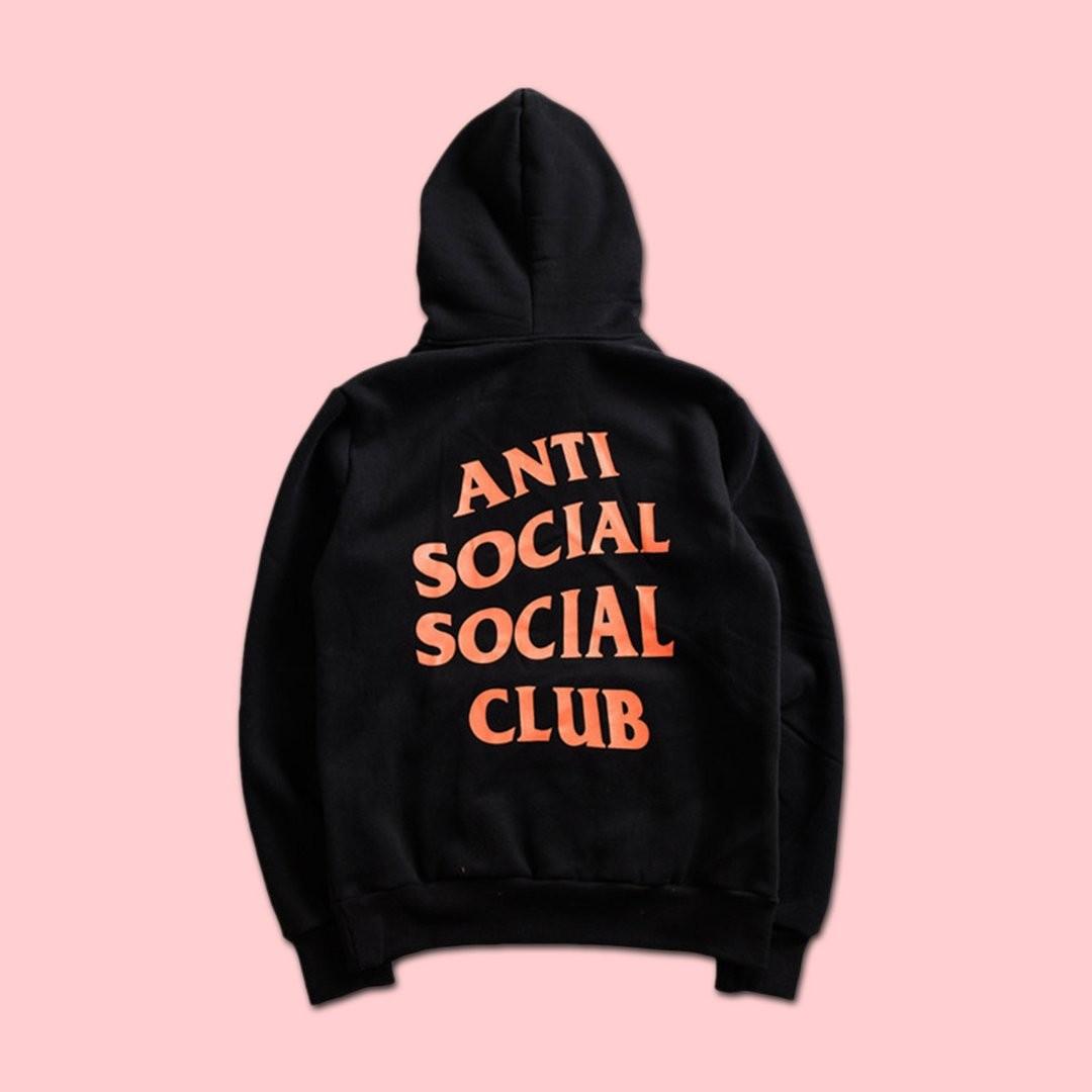 Authentic anti social social club hoodie clearance