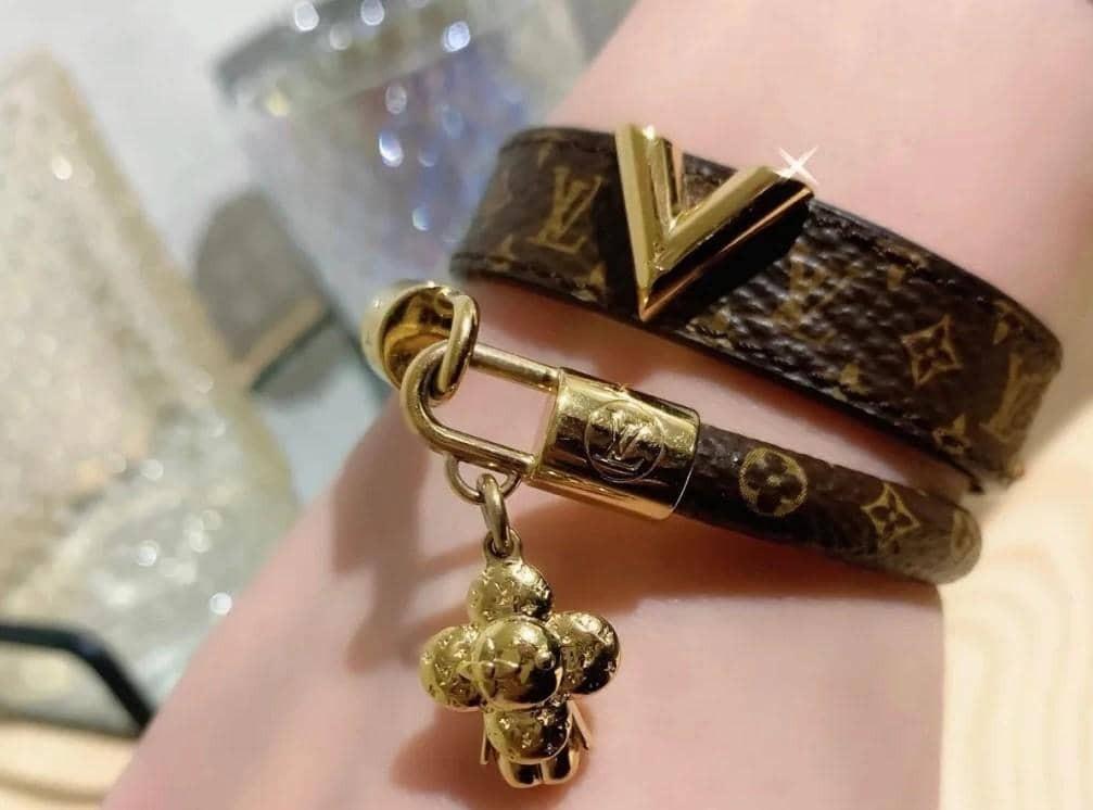 Louis Vuitton Vivienne Amour Set of 2 Charms Bracelet - Palladium