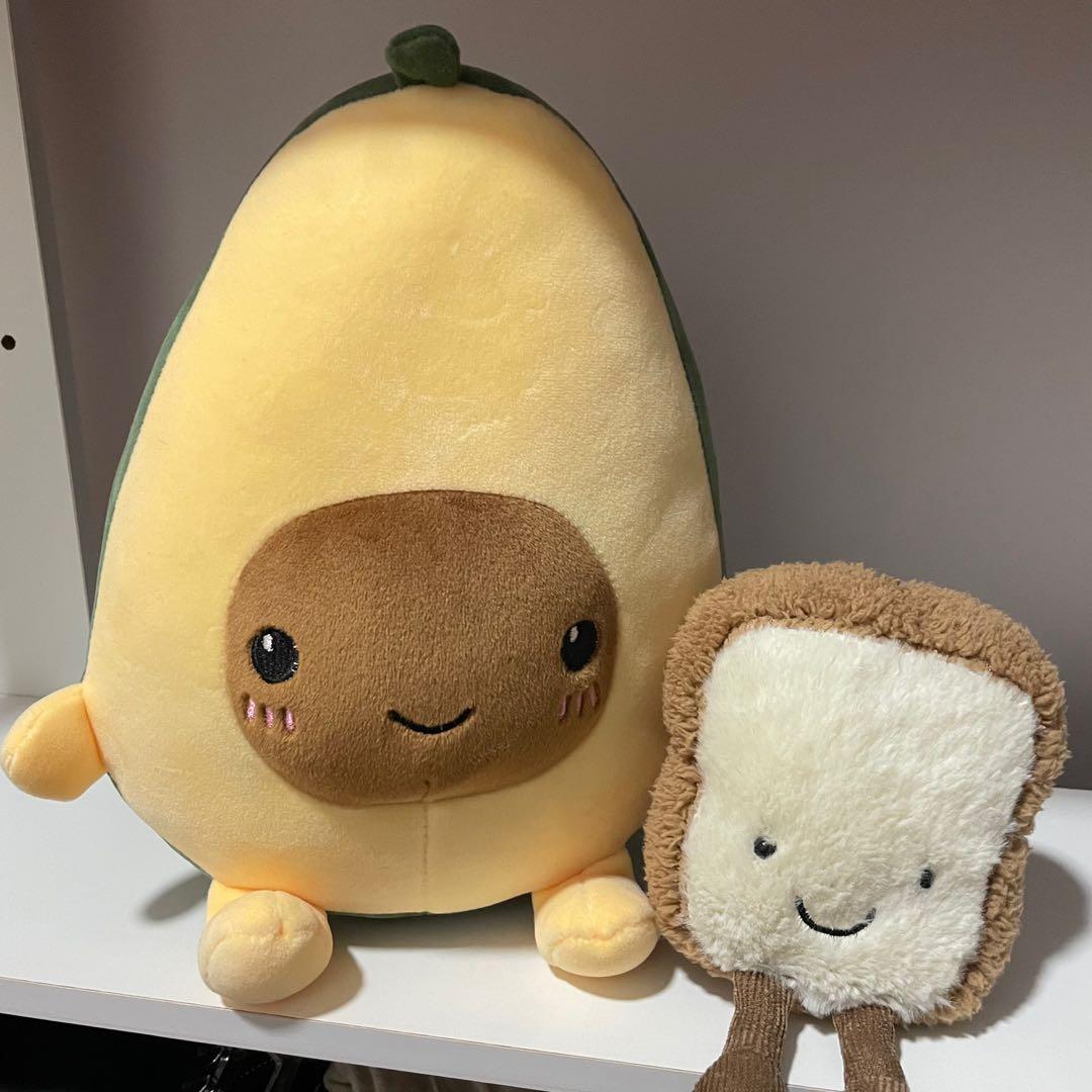 avocado toast stuffed toy