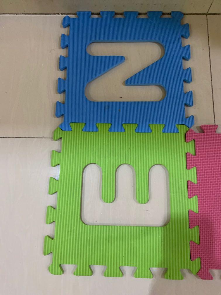 Foam playmat puzzle, Alphabets and numbers, Babies & Kids, Infant