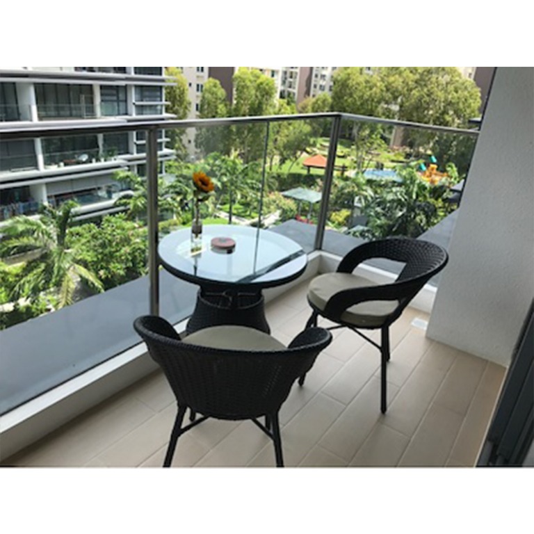Balcony coffee discount table and chairs