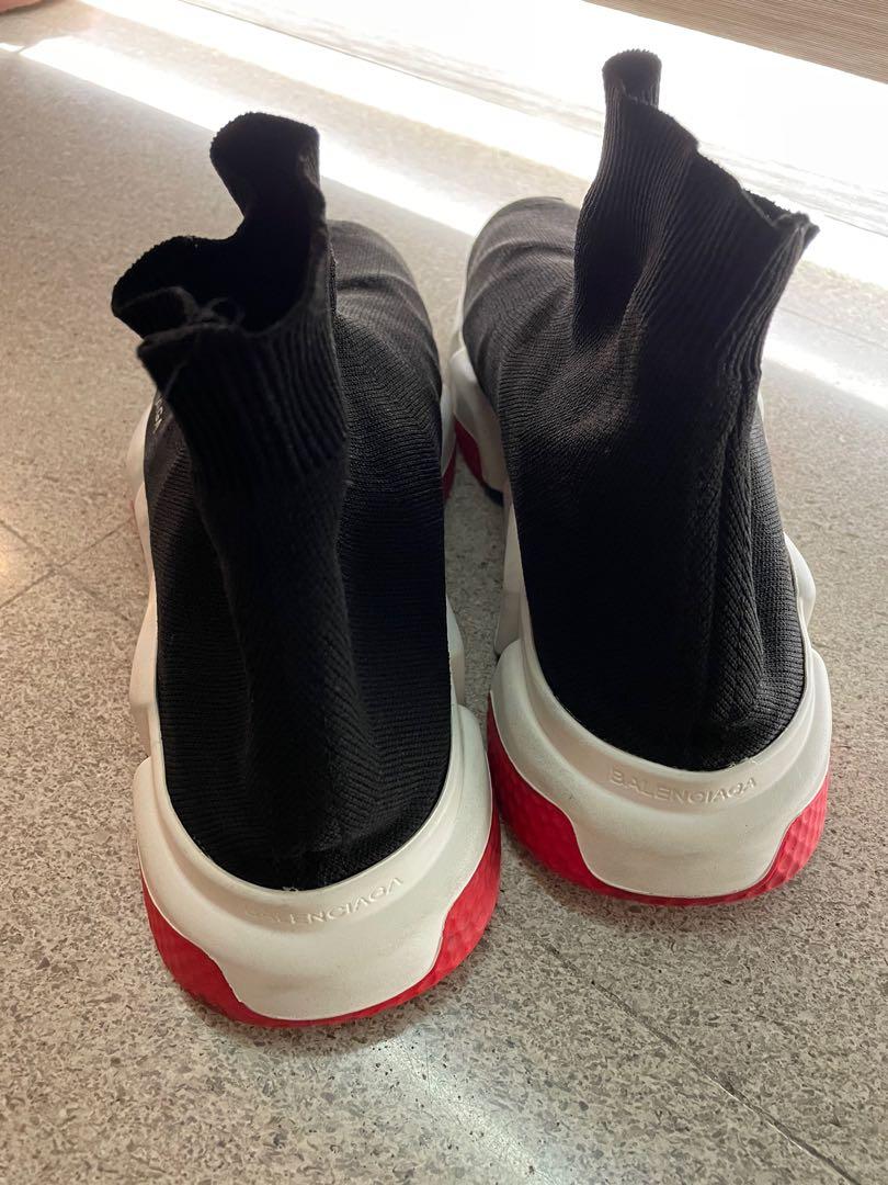 Mens red balenciaga clearance