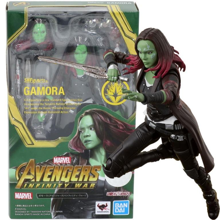 Figurine S.H.Figuarts Gamora Avengers Infinity War - Bandai Spirits - 15 Cm - Accessoires Inclus
