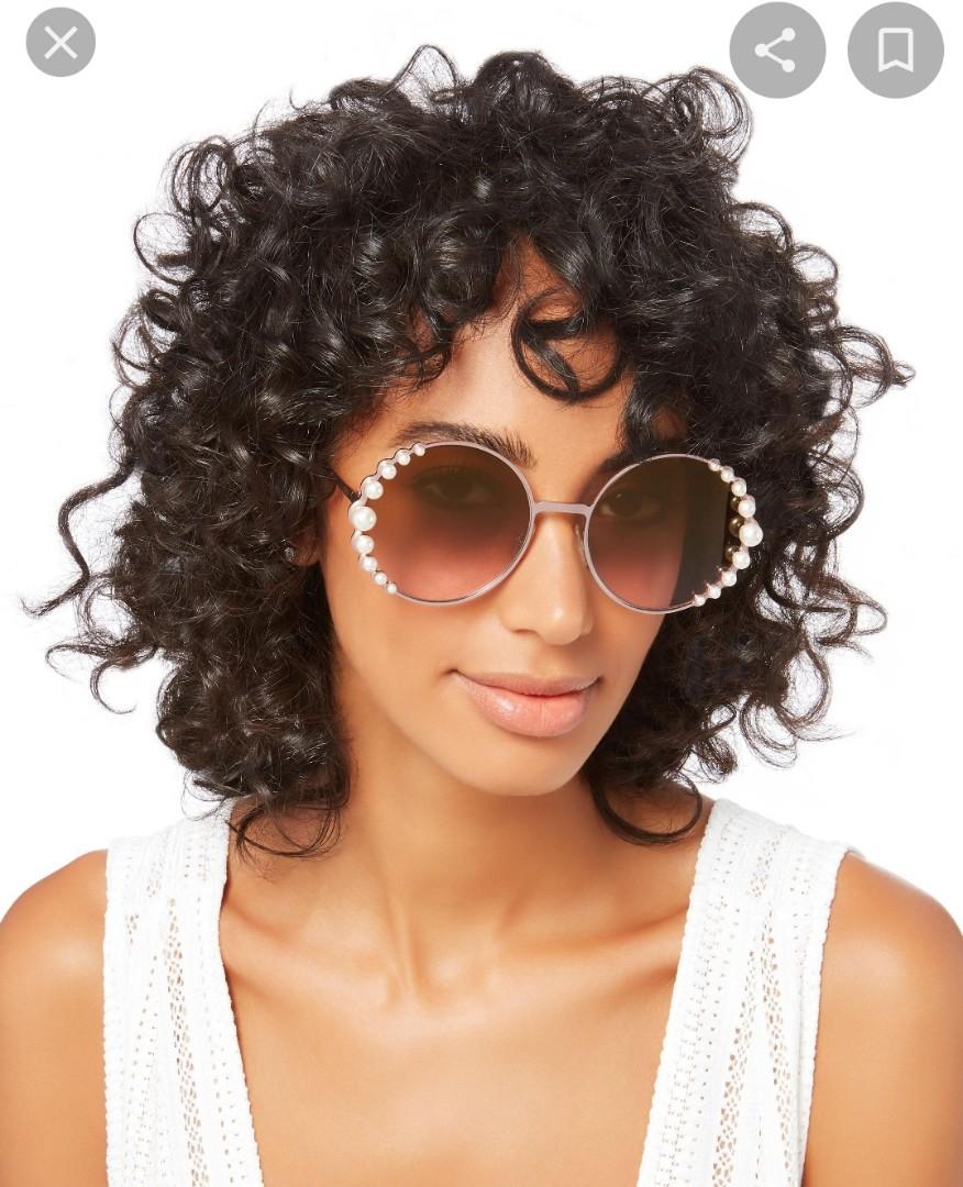 Fendi round pearl sunglasses shop