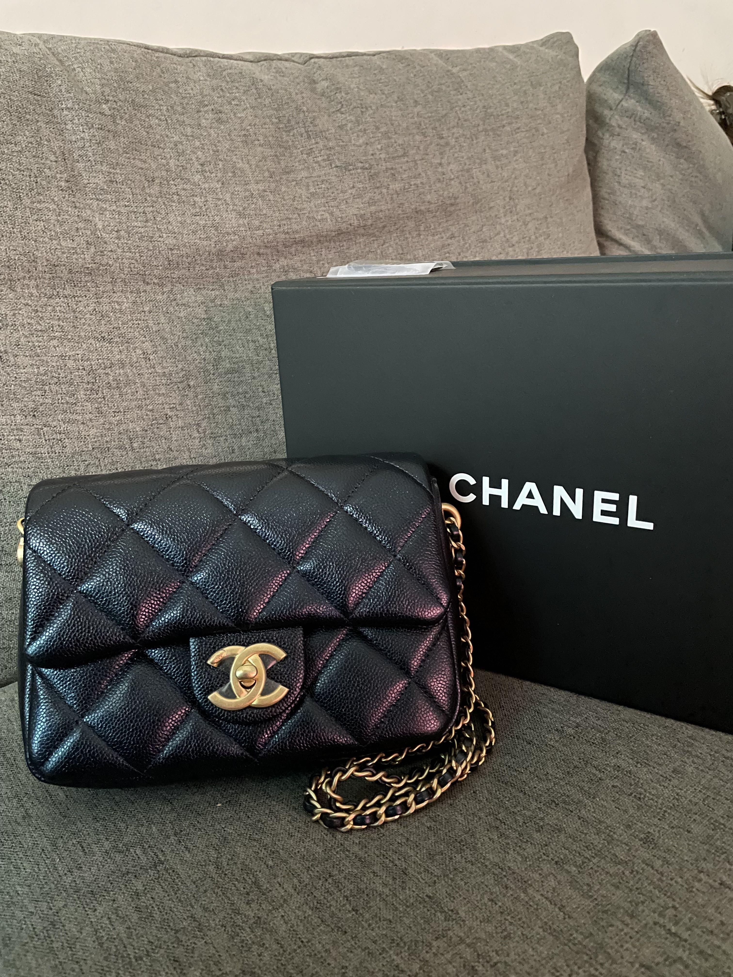 BNIB Chanel 21K mini flap bag, Luxury, Bags & Wallets on Carousell