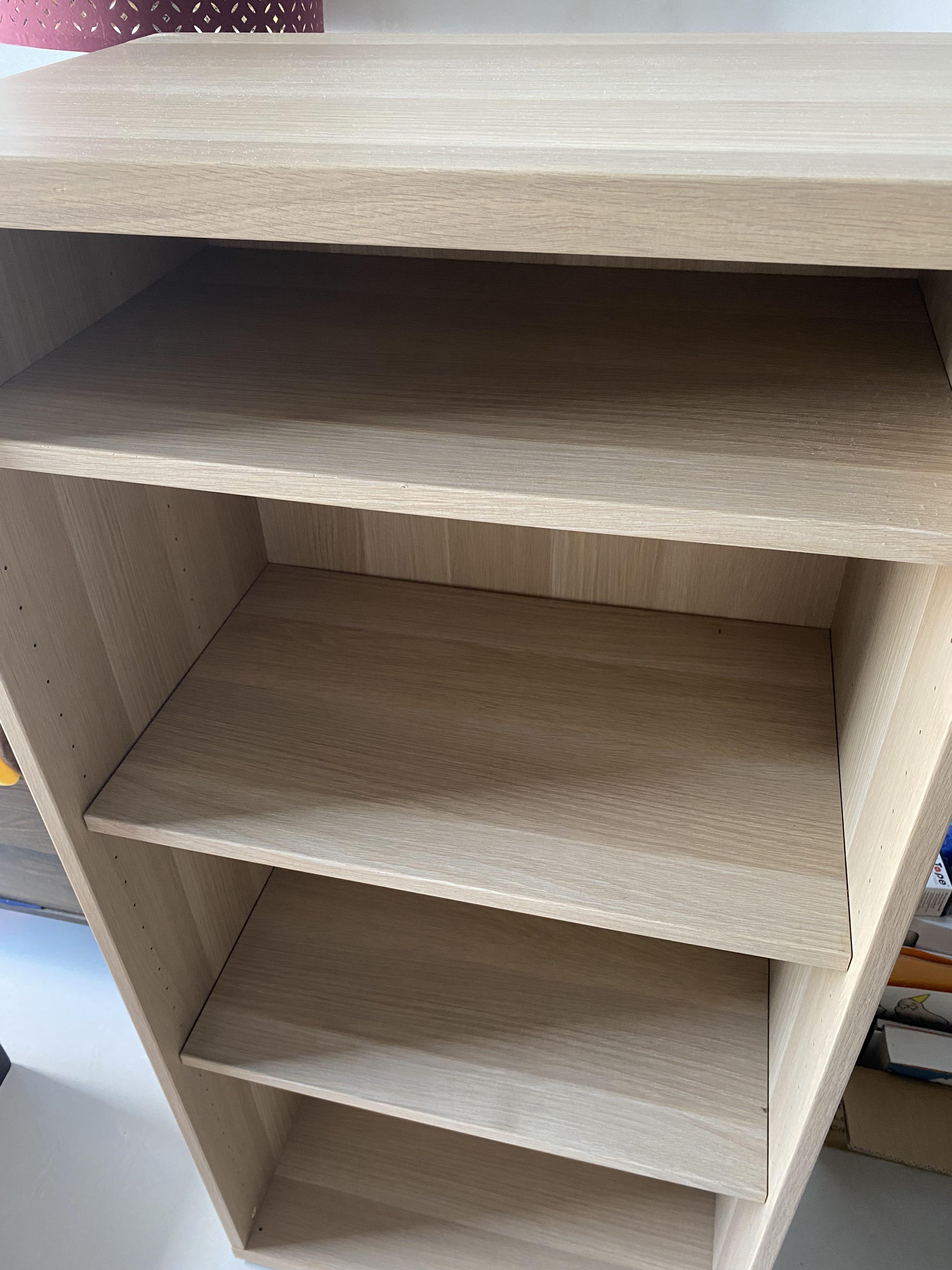 Book shelf light brown wood, Furniture & Home Living, Furniture