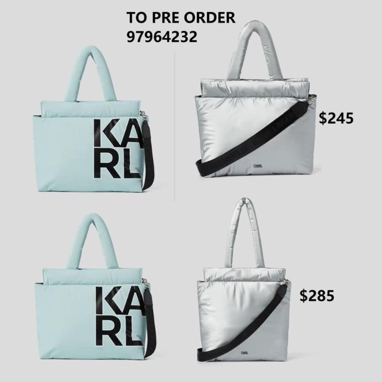 Karl Lagerfeld Box Clutch Bag, Luxury, Bags & Wallets on Carousell