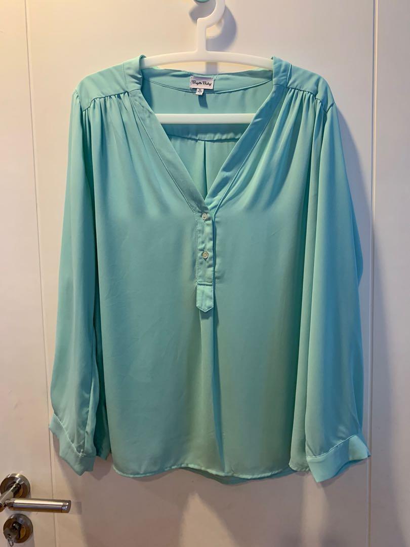 Brigitte Bailey Size Chart Brigitte Bailey Blouse Women S Fashion Clothes Tops On Carousell