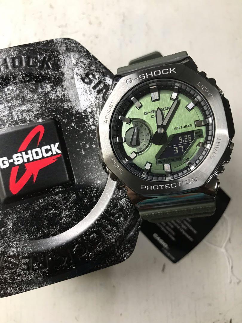 Casioak Metal GM2100B-3A (Category: Men's Watches) located in Manila. Submitted by seikowatchfactory (Listing ID 1115840456, Image 2). Description: Contact: +639178302158 sms/viber/whatsapp/wechat/telegram Brand New in Box Authentic Gshock 10/10 Model: GM2100B-3A Price: 9.5k pesos Specifications: Size of Case: 49.3 x 44.4 x 11.8mm Total Weight: 72g Case / bezel material: Resin / Stainless steel Resin Band Neobrite Shock Resistant Mineral Glass 20