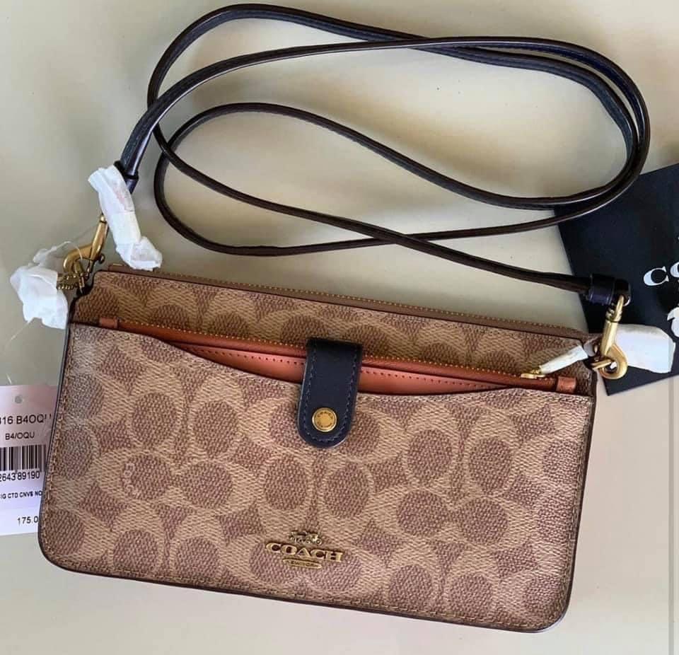 Coach pop up messenger in colorblock deals