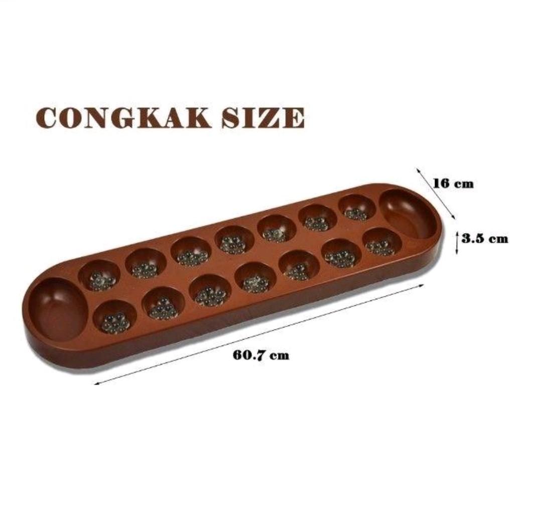 Congkak Traditional Free Glass Marbles Toys Games Board Games Cards On Carousell