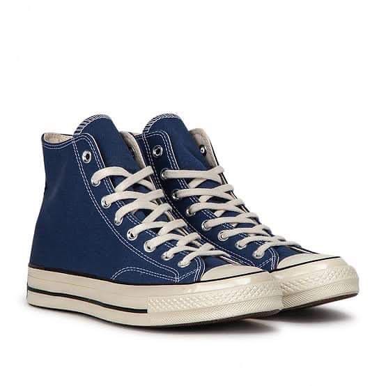 Converse Chuck 70's High Navy Blue, Men's Fashion, Footwear, Sneakers on  Carousell
