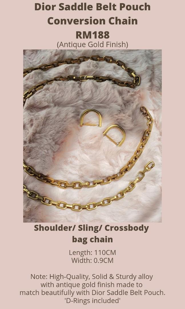 Conversion CHAIN for Dior Saddle Belt Pouch