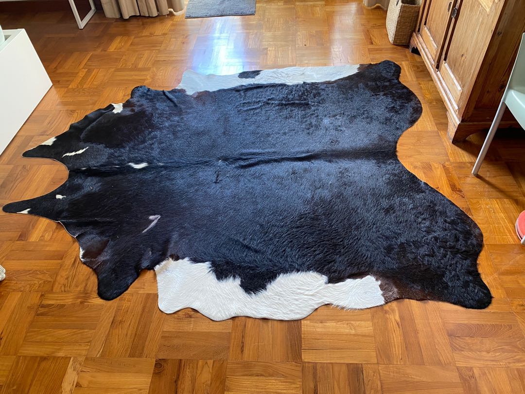Cow hide IKEA COLDBY, Furniture & Home Living, Home Decor, Carpets
