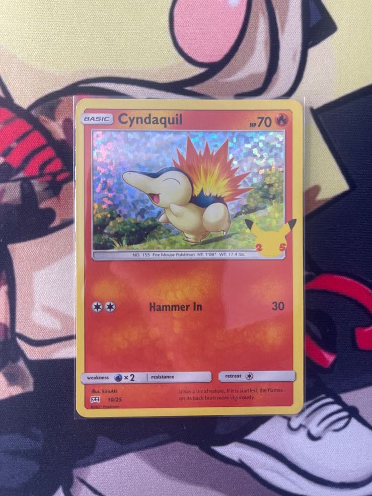 Cyndaquil Holo - McDonald's Collection 2021 Pokémon card 10/25