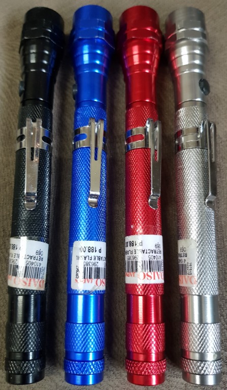 Retractable flashlight shop