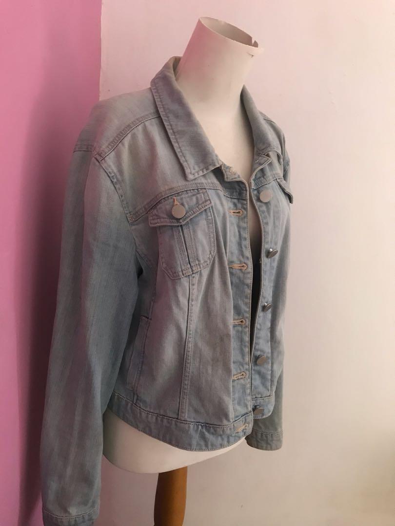 Denim Jacket ELLE, Fesyen Wanita 