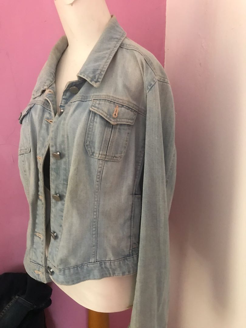 Denim Jacket ELLE, Fesyen Wanita 
