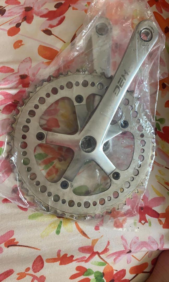 dex crankset Sports Equipment Bicycles Parts Parts Accessories on Carousell