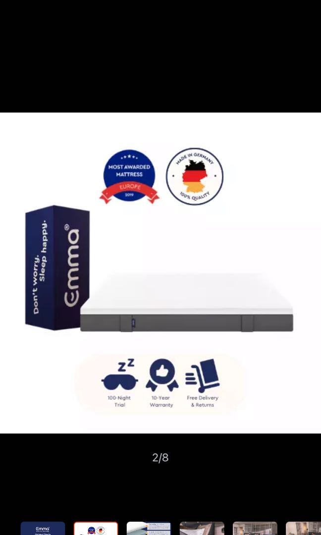 EMMA Original single mattress, Furniture & Home Living, Furniture, Bed