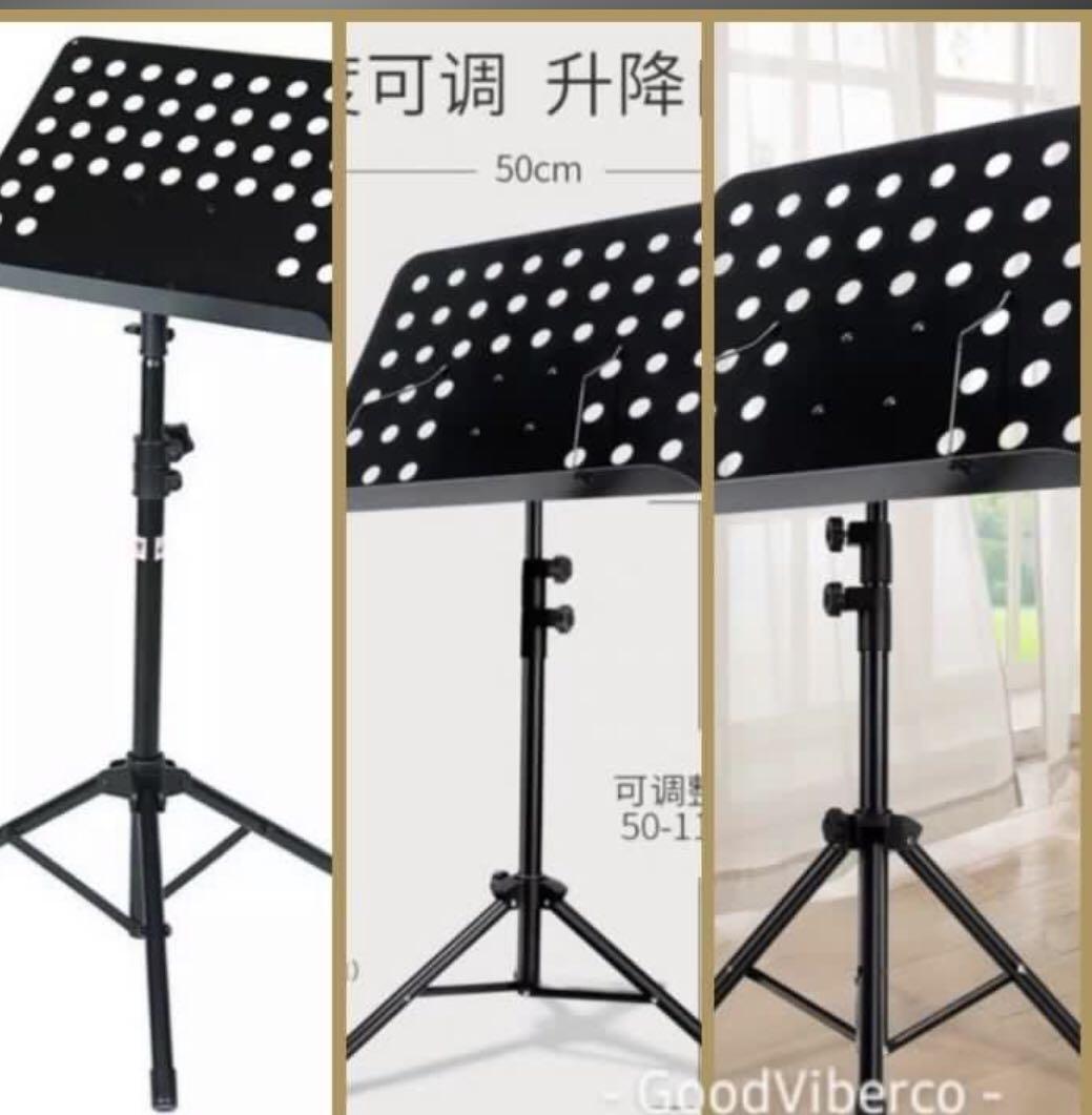 FOLDABLE SHEET MUSIC STAND NEGOTIABLE (Category: Musical Instruments) located in Del Monte. Submitted by blackbutter (Listing ID 1115748326, Image 1). Description: Qc area available for shopee checkout lalamove cod grab gcash and pickup .