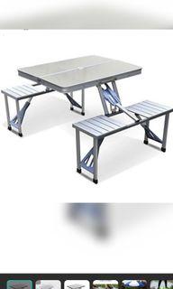 Foldable tables and chairs