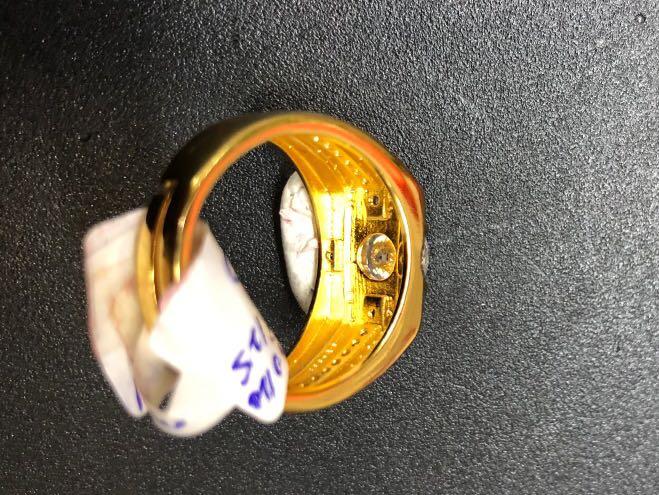 Gold coated hotsell ring