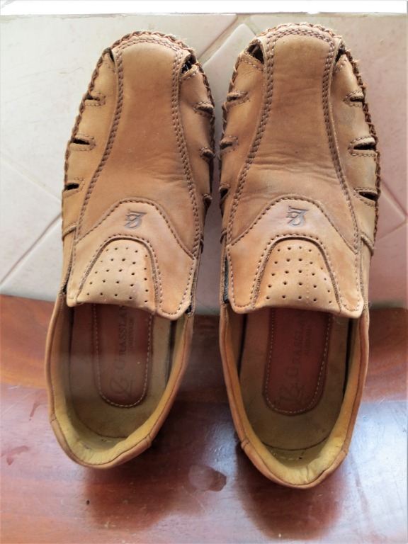 GRASSLAND AUSTRALIA AUTHENTIC CASUAL LEATHER SHOES Material