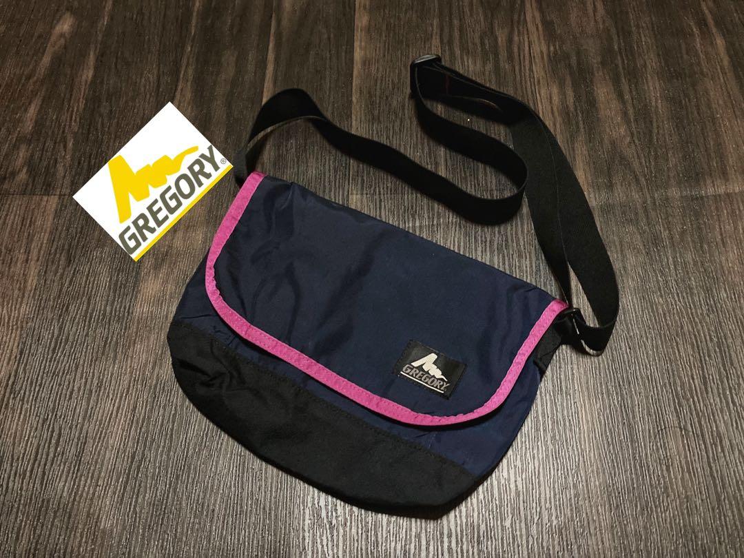 Gregory Sling Bag Navy with Pink Accent Men s Fashion Bags Sling Bags on Carousell
