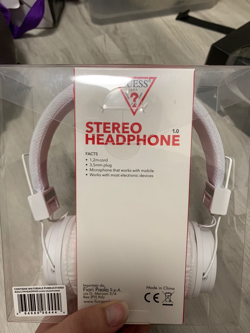 Guess headphone, Audio, Headphones & Headsets on Carousell