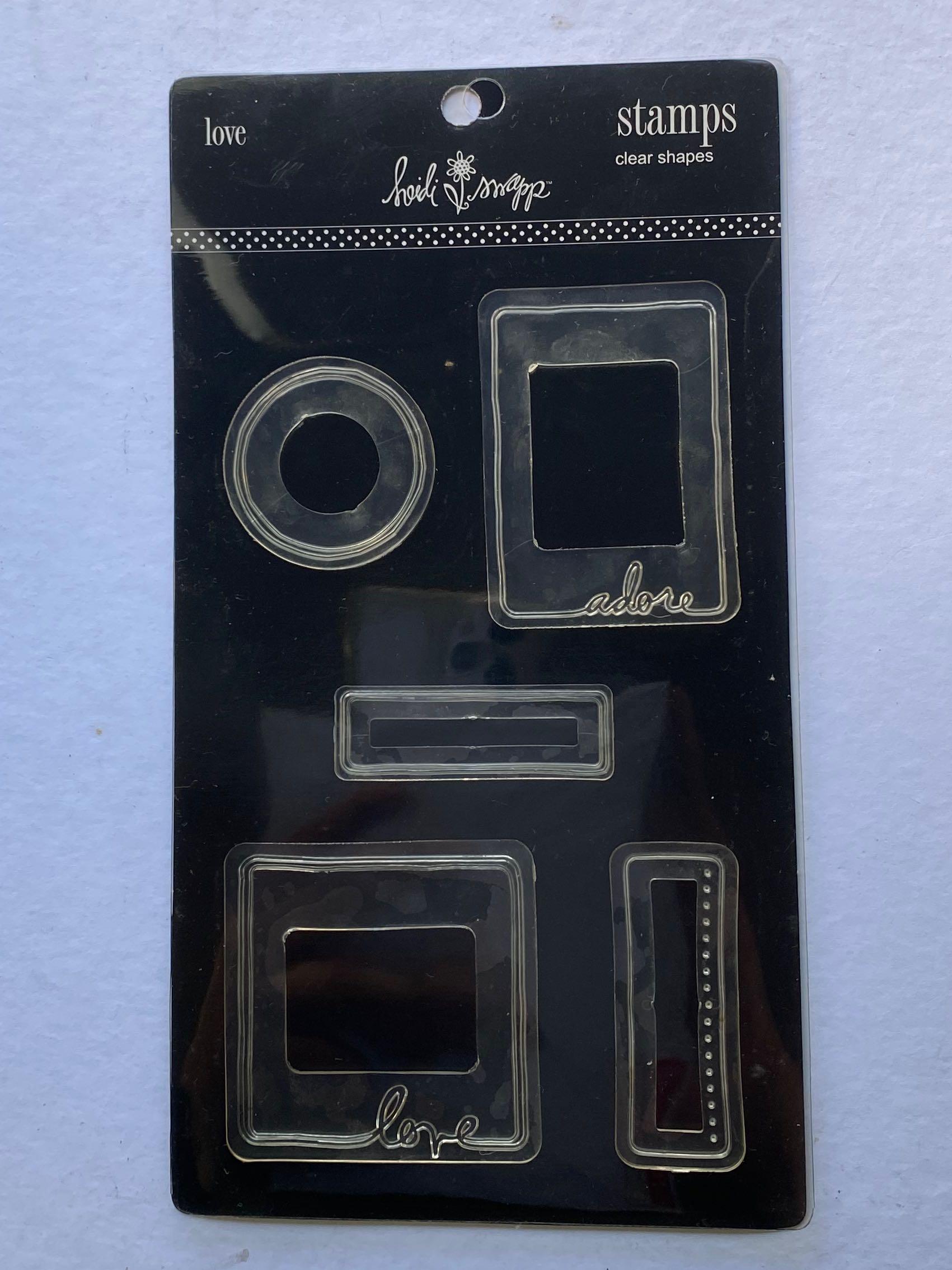 Heidi Swapp - Love (Category: Craft Supplies & Tools) located in Paranaque City. Submitted by cvcrossing (Listing ID 1115669426, Image 1). Description: Old stock, unused Packaging has turned yellow How to use clear stamps: https://youtu.be/65HkIrwUdOQ RFS: destashing.