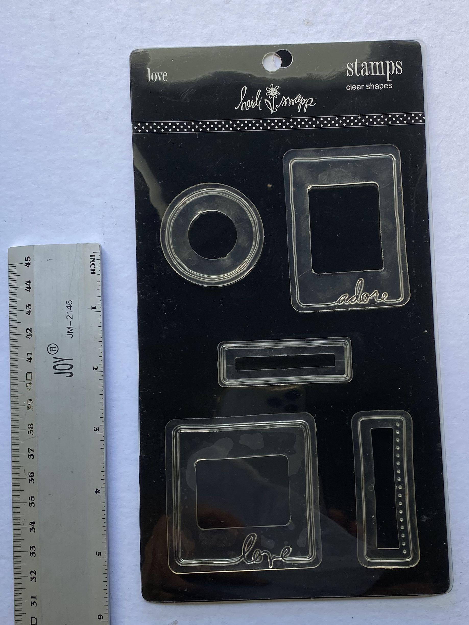 Heidi Swapp - Love (Category: Craft Supplies & Tools) located in Paranaque City. Submitted by cvcrossing (Listing ID 1115669426, Image 2). Description: Old stock, unused Packaging has turned yellow How to use clear stamps: https://youtu.be/65HkIrwUdOQ RFS: destashing.