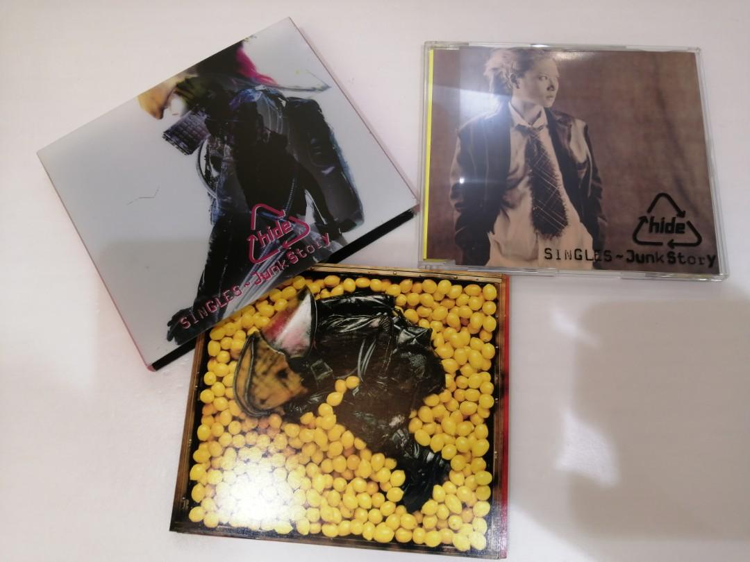 hide Singles Junk Story CD, 興趣及遊戲, 音樂、樂器& 配件, 音樂與