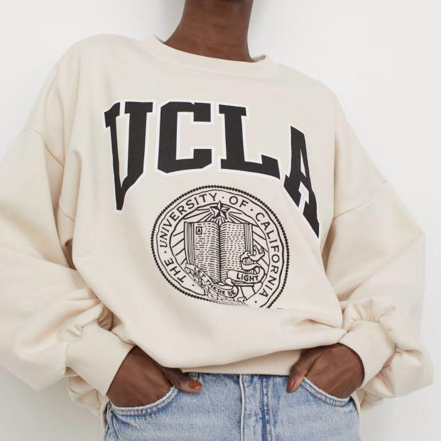 BNWT h m oversized ucla sweatshirt Women s Fashion Tops