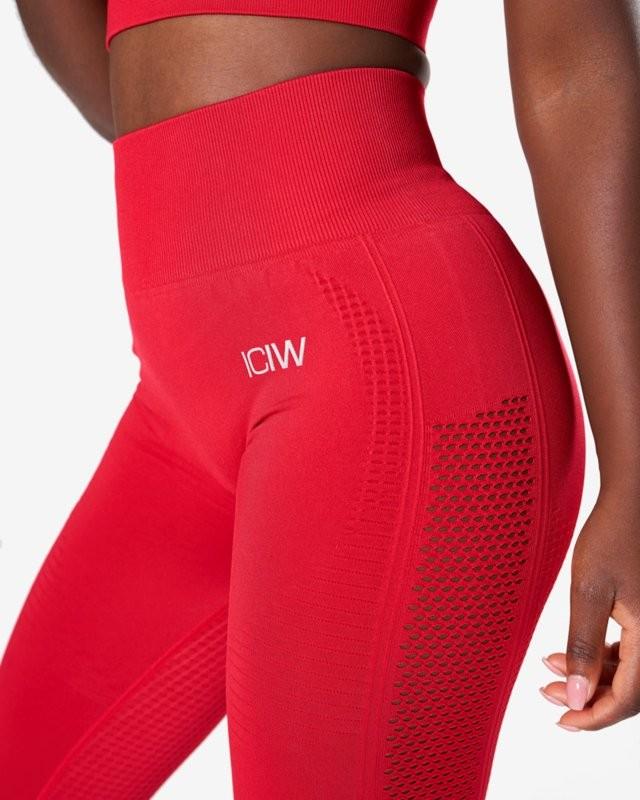 ICIW Dynamic Seamless 7/8 Tights/Leggings 100% Authentic - Deep Red,  Women's Fashion, Activewear on Carousell